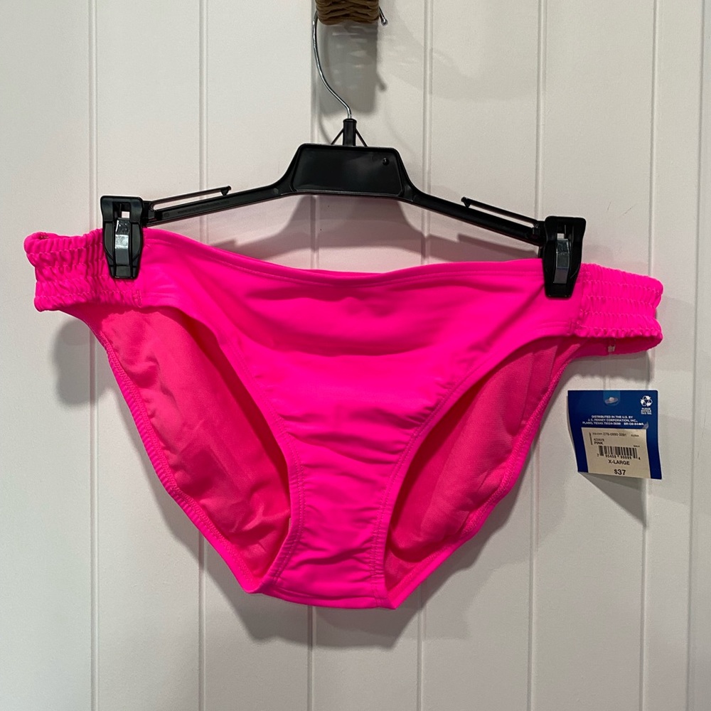 Hot pink bathing suit bottoms